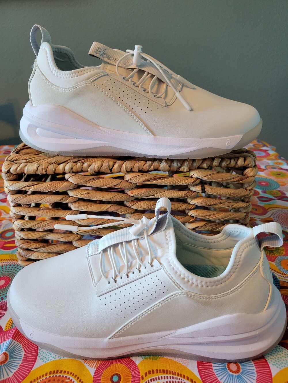 Clove Women's Classic Sneakers Shoes Brilliant White Size 9.5